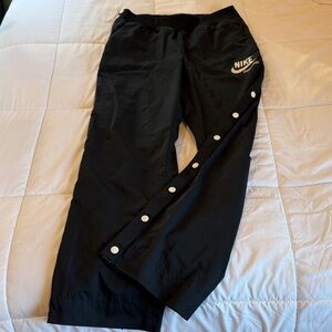 Nike Black Snap Track Pants